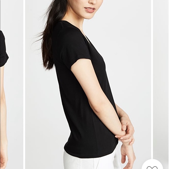 Vince Essential V Neck Tee. Size L. MSRP $80 - Picture 4 of 15